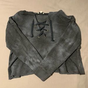 AMERICAN EAGLE - Stormy Tie Dye Hoodie - L